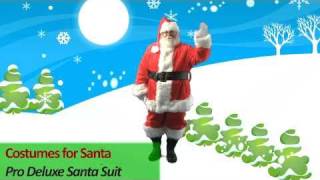 Costumes For Santa Professional Deluxe Santa Suit [upl. by Ybocaj]