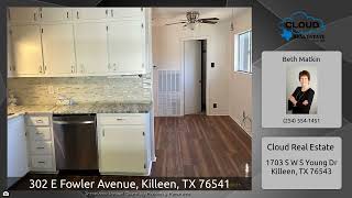 302 E Fowler Avenue Killeen TX 76541 [upl. by Giulio117]