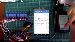 Programing the Arduino with PLC Ladder Simulator Pro [upl. by Arateehc]