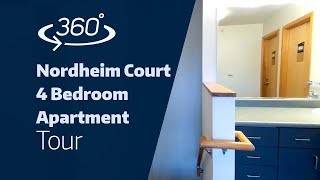 UW HFS  Nordheim Court 4 Bedroom Apartment 360° Tour [upl. by Narret206]