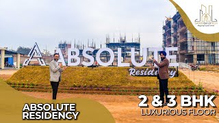 Absolute Residency ll Stilt  4 ll 2 amp 3 BHK Luxurious floor ll Saheb BuildTech [upl. by Terrab]