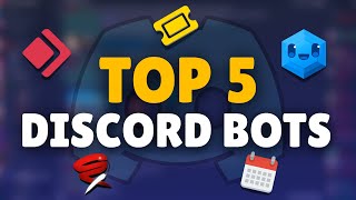 Top 5 BEST Discord Bots To Use In Your Server 2024 Guide [upl. by Sonitnatsok917]