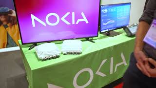 Nokia Demo of 1st Full duplex Transmission Using DBand for Pt to Pt [upl. by Nnaeiram]