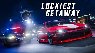 GTA 5 RP  The LUCKIEST Getaway [upl. by Dennard982]