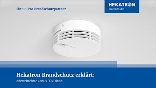 Inbetriebnahme der Genius Plus Rauchwarnmelder  Hekatron Brandschutz [upl. by Glanville]