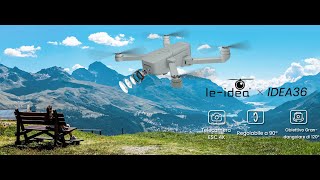 Drone Ultraleggero Pieghevole IDEA36 Telecamera 4K con Stabilizzatore e GPS [upl. by Hans997]