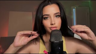 asmr español trigger words  trying asmr in spanish 🧡 [upl. by Letsirc792]