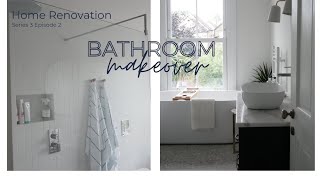 HOME RENOVATION S3 EP 2  FAMILY BATHROOM RENOVATION TERRAZZO FLOORING STYLISH amp LUXURY FINISHES [upl. by Iva]