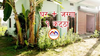 Sold out१ कट्ठा जग्गा घर सहित बिक्रिमा  House  Land for sale In Rupandehi [upl. by Ennaillek]