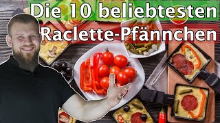 TOP 10 Eure beliebtesten Raclette Pfännchen Rezepte [upl. by Filmore244]