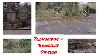 Exploring Ironbridge and Broseley Railway Station site  Severn Valley Line  Telford [upl. by Anyahs]