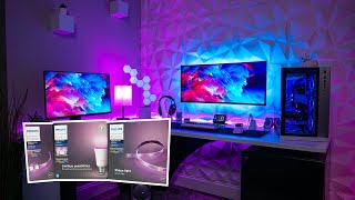 Lighting My Setup with Philips Hue [upl. by Ehcsrop]