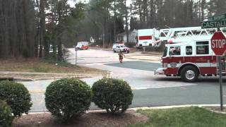 Merry Christmas Fire  Cary Fire Departmentwmv [upl. by Arrac125]