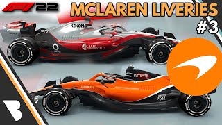 F1 22  MCLAREN LIVERY IDEAS  MP44 MCL32 MP427 MP412 MP430  3 [upl. by Titania268]