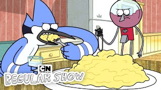 MASHUP Time to Eat 🍔 🌮🍗  Regular Show  Cartoon Network [upl. by Asum]