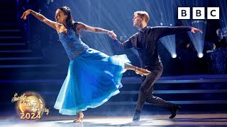 Jamie Borthwick amp Michelle Viennese Waltz to Beautiful Things by Benson Boone ✨ BBC Strictly 2024 [upl. by Gilletta]