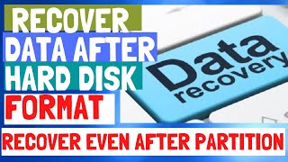 Recover data after formatting harddisk [upl. by Znarf]