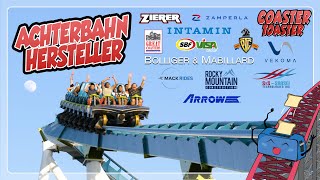 Wer baut eigentlich Achterbahnen  Die Welt der AchterbahnHersteller BampM Intamin Vekoma amp Co [upl. by Dlonyer]