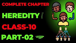 HEREDITY  CLASS10  CBSE  PART02 [upl. by Manny]