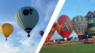 Doncaster Balloon Festival 2024  Friday Tether Launch and Glow [upl. by Jeromy]