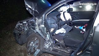 Unfall auf der Barver Straße in Wagenfeld [upl. by Ahsyas]