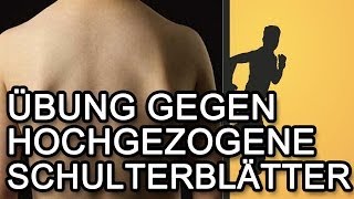 Hochgezogene Schulter  Erklärung und Übungen [upl. by Cahilly]