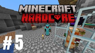 ARMADURA DE DIAMANTE Y LOS PRIMEROS TRADES  Minecraft Hardcore Mode 2  EP 5 [upl. by Suellen]