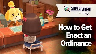 Animal Crossing New Horizons  How to Enact an Ordinance Switch Gameplay  No Commentary [upl. by Suivatnom318]