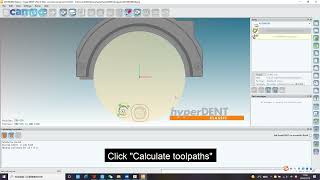 Aidite CMD 500 Software Nestting Guidance Video Perforated Crown Hyperdent [upl. by Ahsenod]