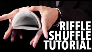 Cardistry for Beginners Shuffles  Riffle Shuffle Tutorial [upl. by Kcirej]