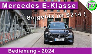 Mercedes E Klasse Bedienung S214 T Modell 2024 [upl. by Michal]