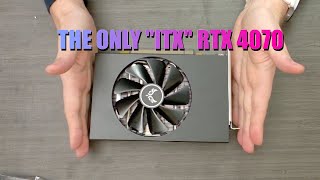 The ONLY quotITXquot 4070 Card that Exists  Unboxing amp First Look  Zephyr 4070 [upl. by Iaka322]