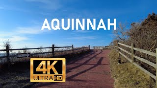 Aquinnah Marthas Vineyard  MVVACATIONcom 4K [upl. by Zzahc]