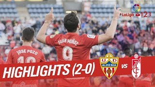 Resumen de UD Almería vs Granada CF 20 [upl. by Meadows146]