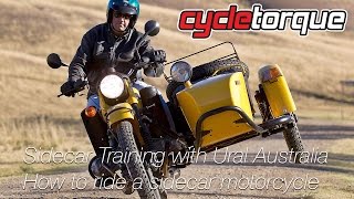 Sidecar Training  How to ride a sidecar motorcycle Ural Sidecars [upl. by Pallua880]