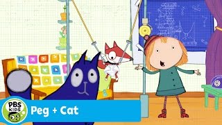 PEG  CAT  Baby Foxs Big Machine Song  PBS KIDS [upl. by Demott]