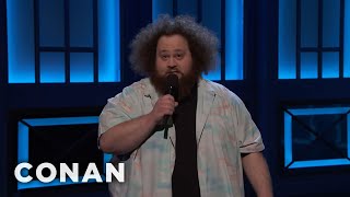 JC Currais Got Mistaken For Hagrid  CONAN on TBS [upl. by Yartnoed]