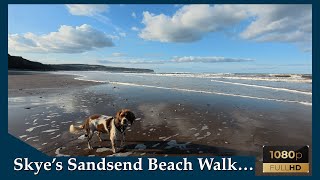 Skye’s Sandsend Beach Walk  Whitby  Sandfield House Farm Caravan Park [upl. by Ericha669]