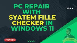 Fix broken Windows Files amp Application now with Syatem Fille Checker windows techsolution93 sfc [upl. by Akimed]