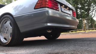 Mercedes SL 500 R129 Sound V8 exhaust mg motorsport [upl. by Nyraa]