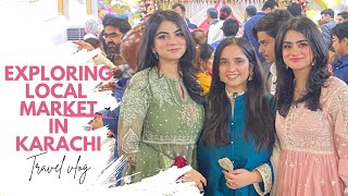 Exploring local market in karachi🛒  Khala ko kachori mil gayi finally🤩  Travel vlog [upl. by Elatan]