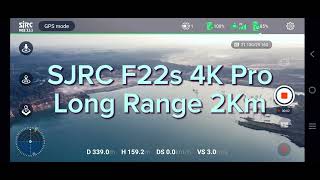 SJRC F22s 4k Pro Long Range 2Km [upl. by Polk640]