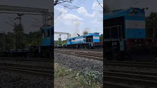 wdm3d 😎😎  wdg3a 😈😈  diesel locomotive dieselloco diesellocomotive shorts youtubeshorts [upl. by Yerhcaz739]