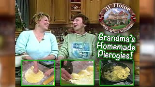 Making HOMEMADE PIEROGIES with Pattis 90 YearOld Grandma [upl. by Yhtir]