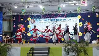 St Francis Assisi Church Madanpur Youth Dance Pallottine Youth Convention 2022 Raipur [upl. by Nylatsyrc]