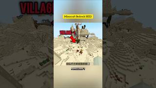 Minecraft VILLAGE SEED 🔥 minecraft shorts minecraftpe [upl. by Assetal]