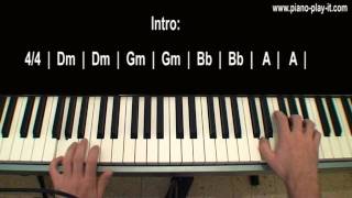 Amy Winehouse Back to Black Piano Tutorial [upl. by Marsha]