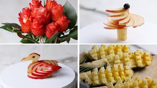 4 Amazing Ways to Cut Fruit [upl. by Alekat]