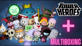 Tower Heroes Multiboxing grind and some Metal music [upl. by Dupin]