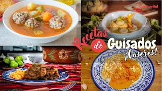 ¿Qué hago de comer hoy Checa 4 recetas de guisados caseros  Recetas Mexicanas  Cocina Vital [upl. by Redneval1]